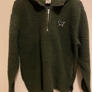 Green Fuzzy Pullover